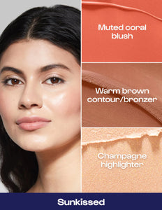 Alleyoop Stack the Odds Blush, Bronzer and Highlighter Trio