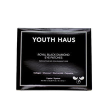 Load image into Gallery viewer, Youth Haus Royal Black Diamond Eye Patches (5 Pack)
