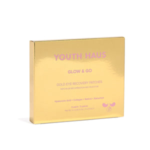 Youth Haus Glow & Go Gold Eye Recovery Patches (5 Pack)